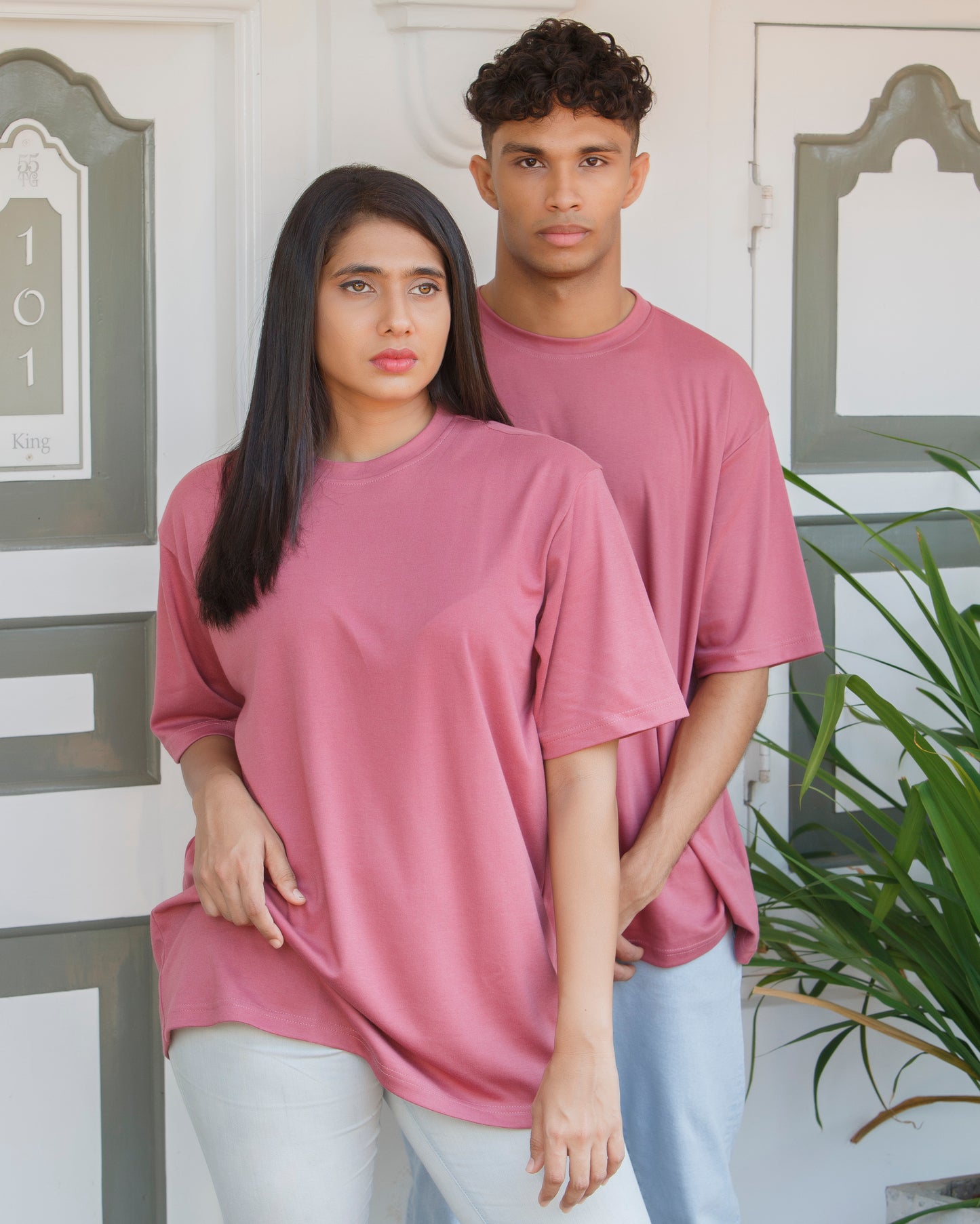 Oversized Plain Tee -Unisex