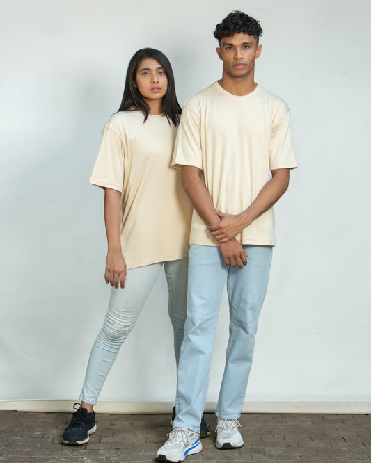 Oversized Plain Tee -Unisex