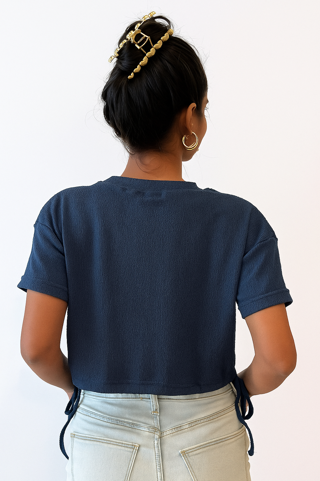 Urban Side Tie Crop Top