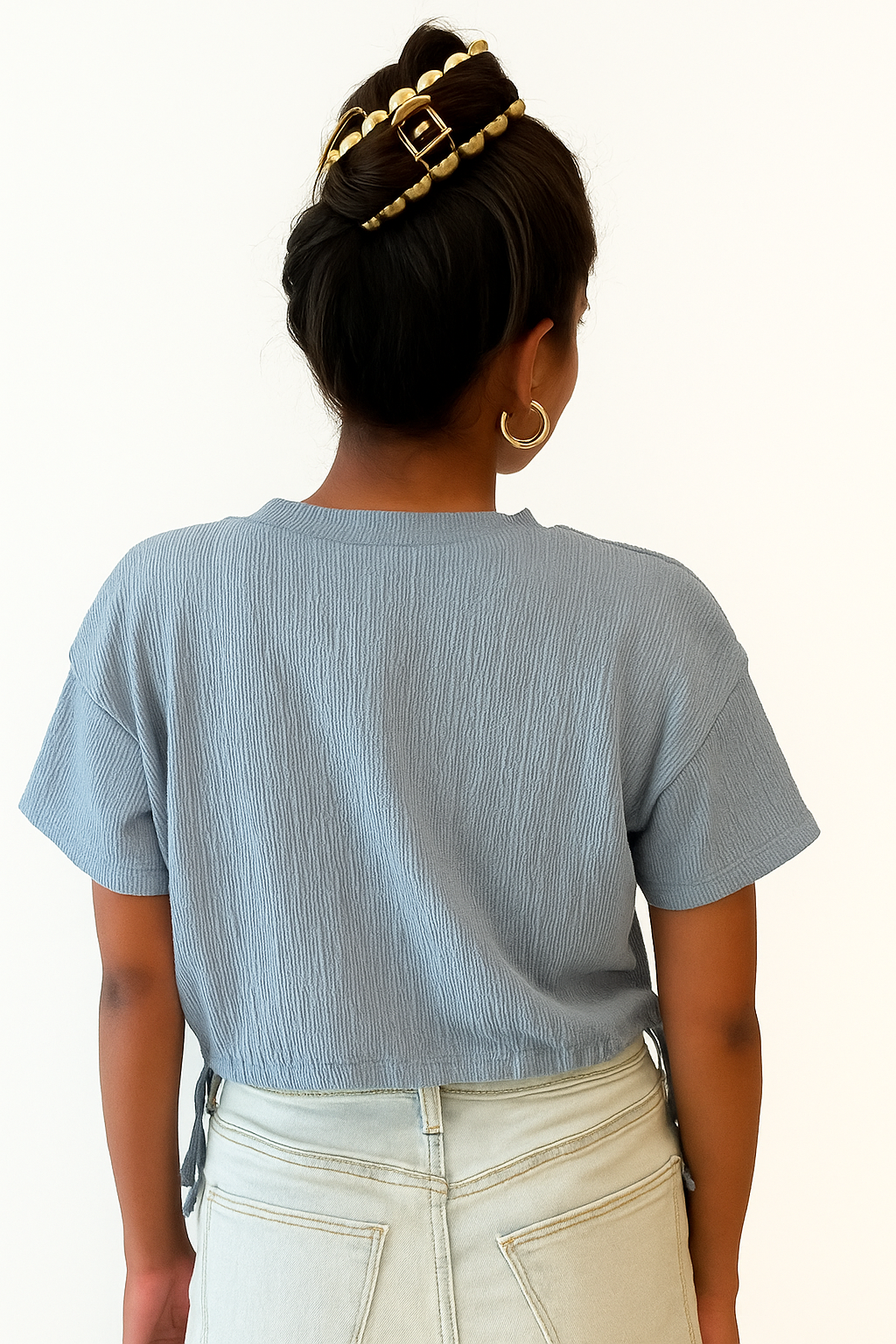 Urban Side Tie Crop Top