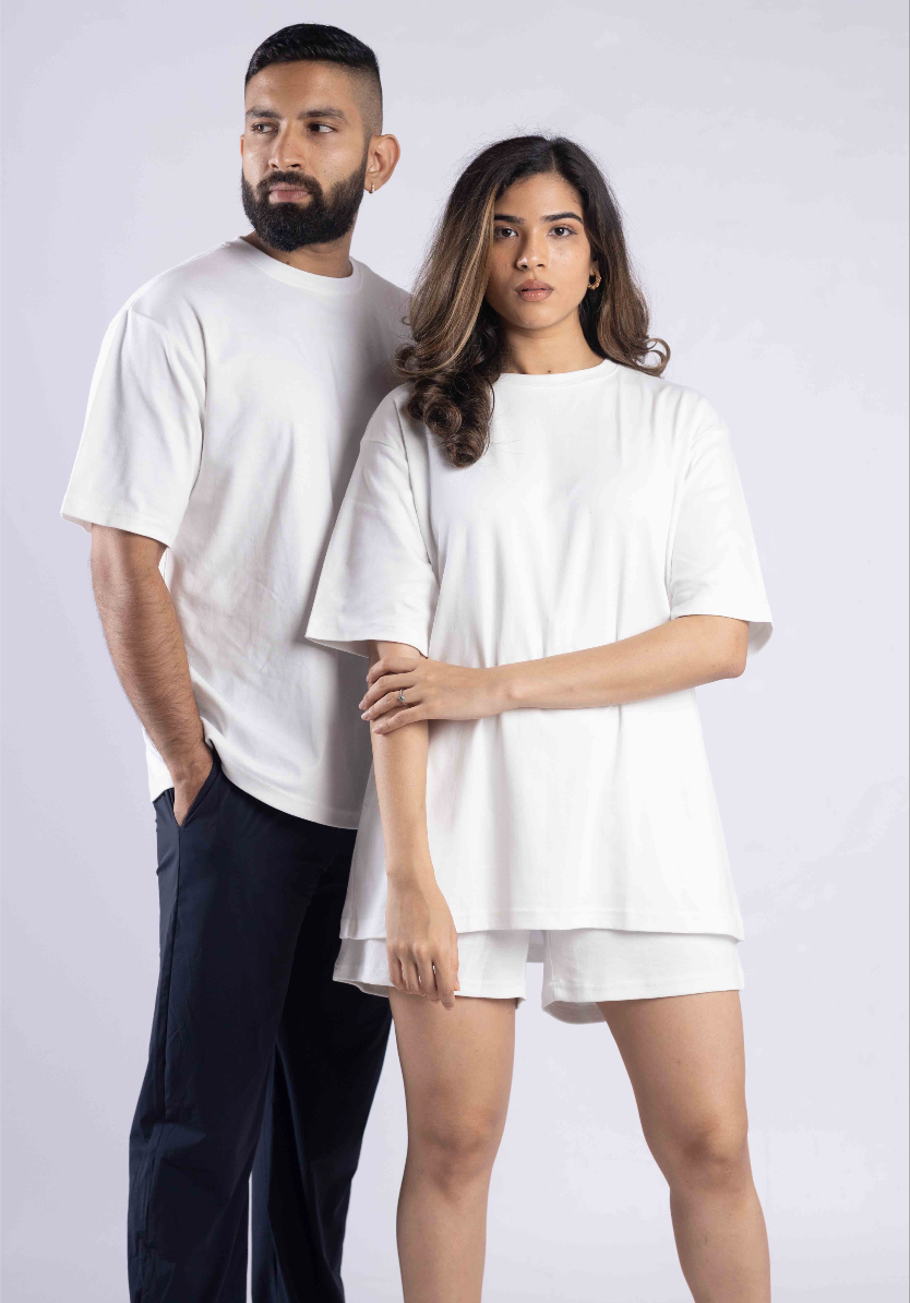 Oversized Plain Tee -Unisex