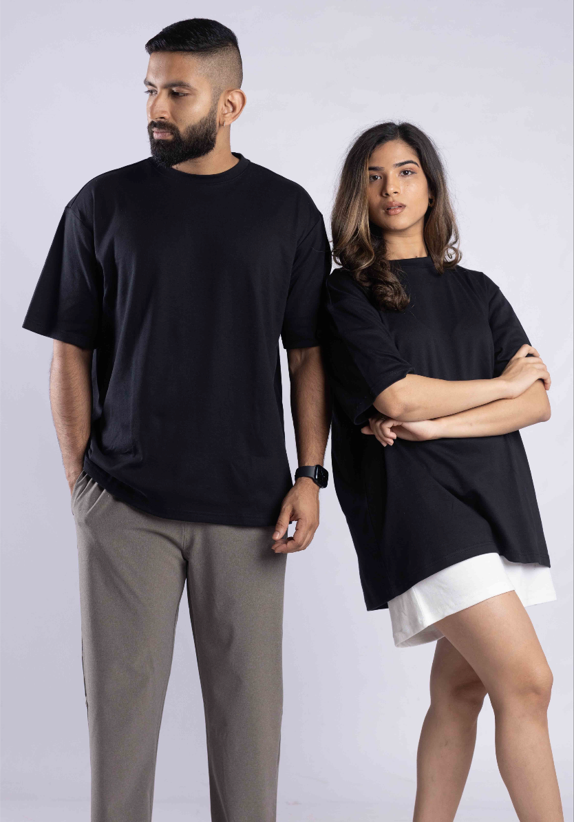 Oversized Plain Tee -Unisex