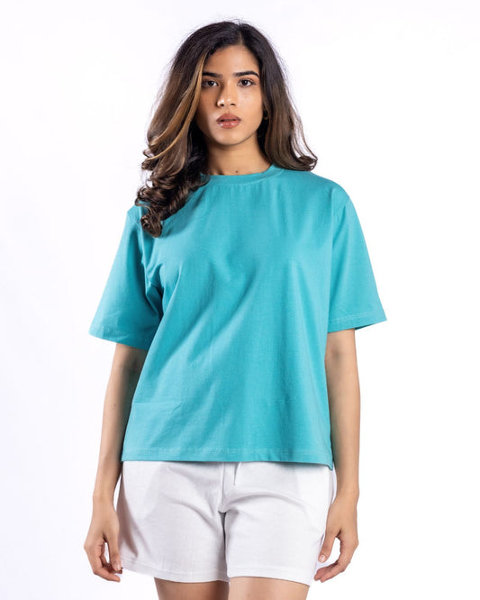 Simply Chic Tee - Oversized Crew Neck (Ladies)