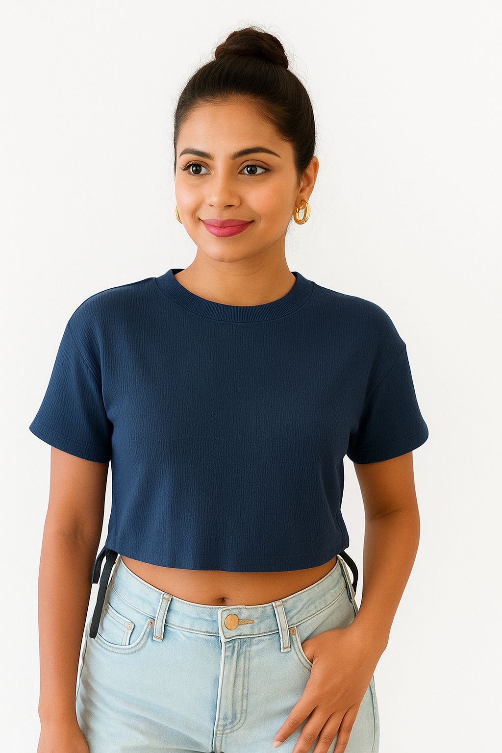 Urban Side Tie Crop Top