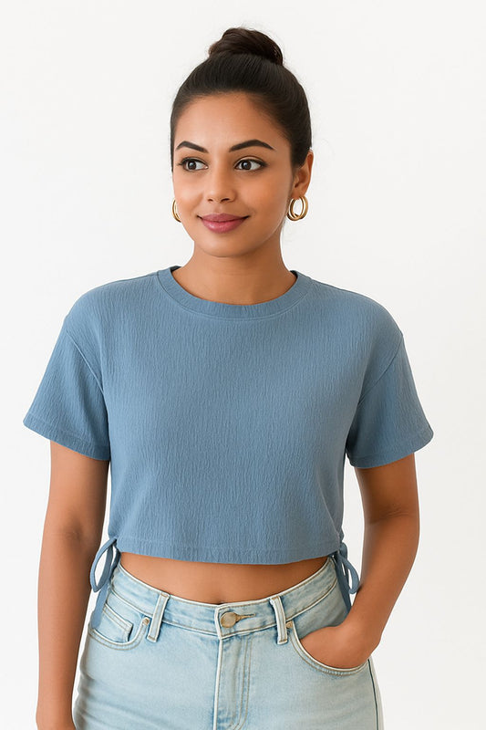 Urban Side Tie Crop Top