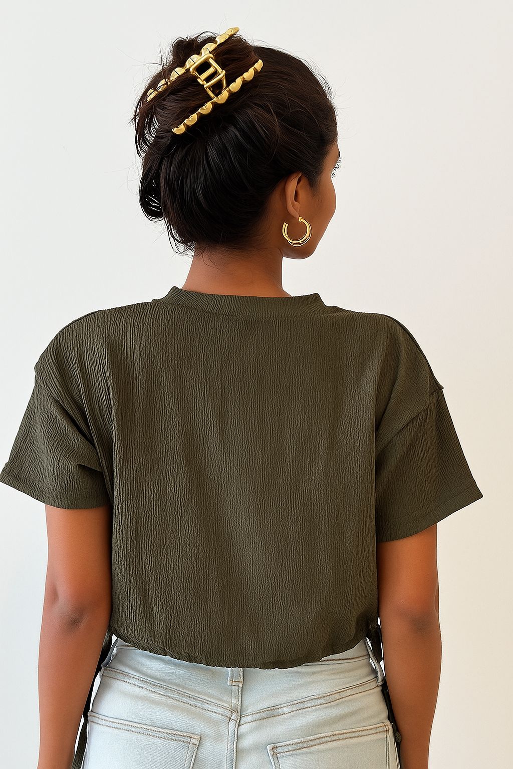 Urban Side Tie Crop Top