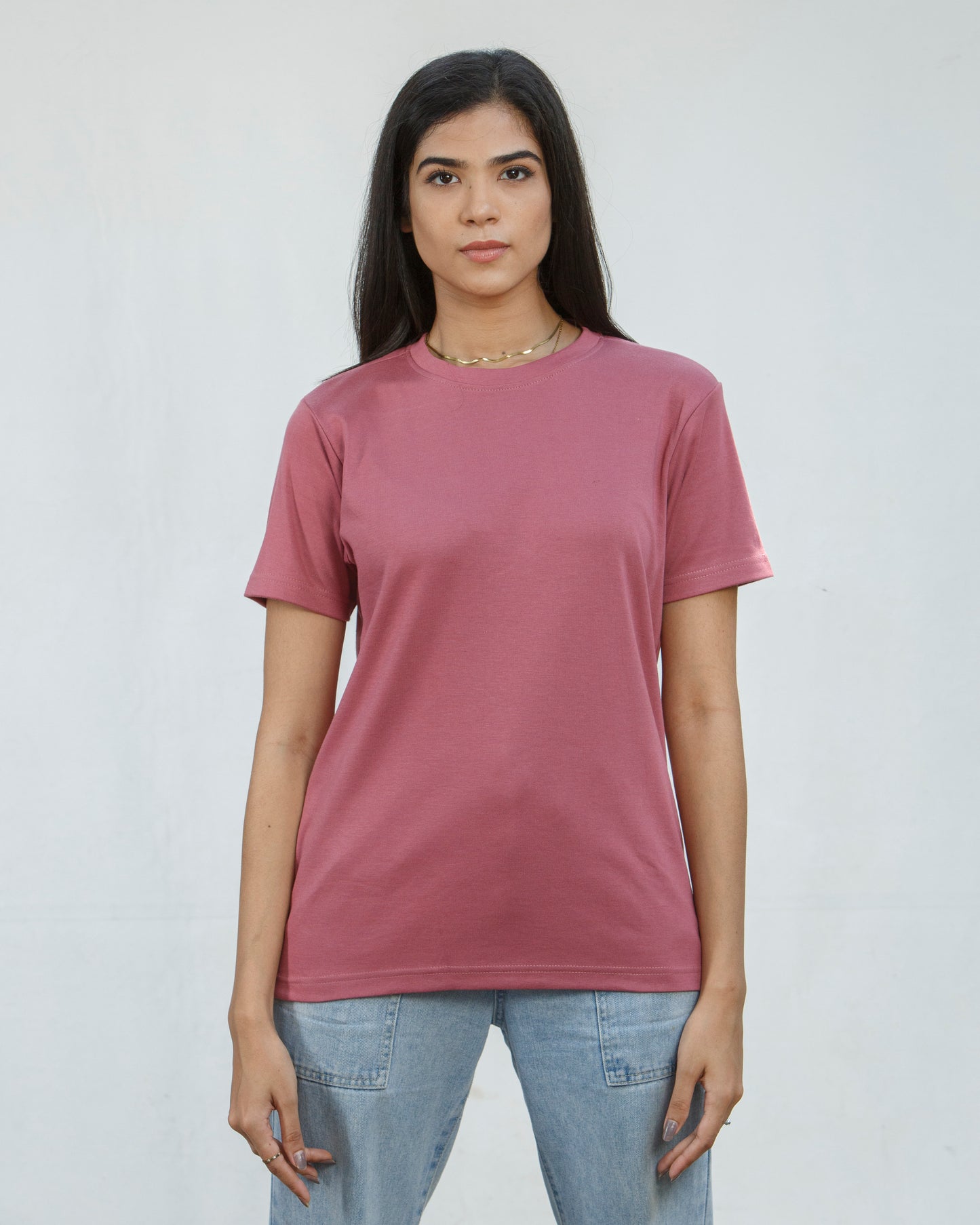 Fitted Plain Tee (Uni-sex)