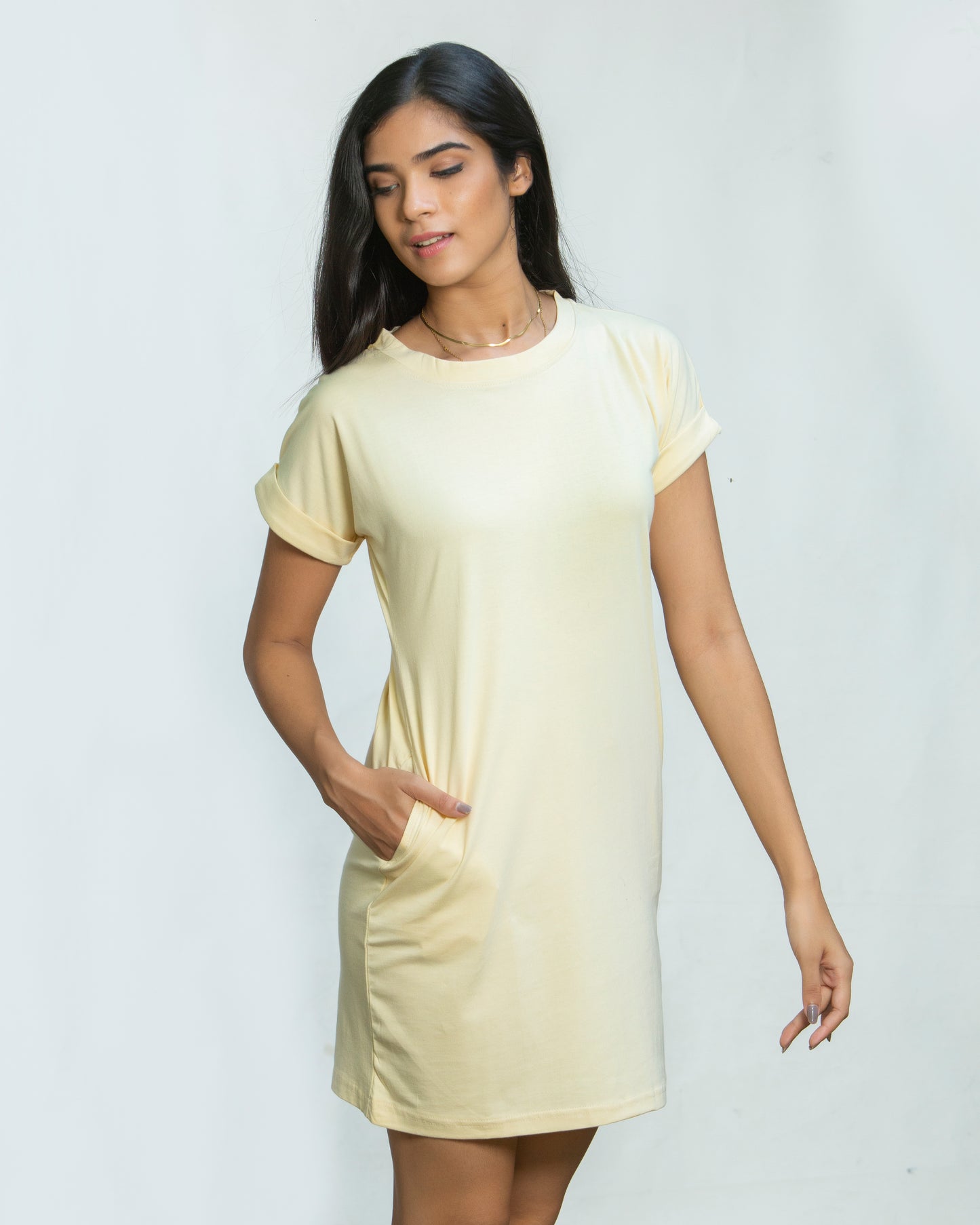 Plain Tee Shirt Dress